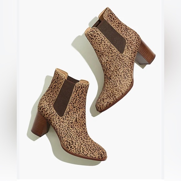 Madewell Shoes - Madewell Laura Chelsea Boot is Spotted Calf Hair